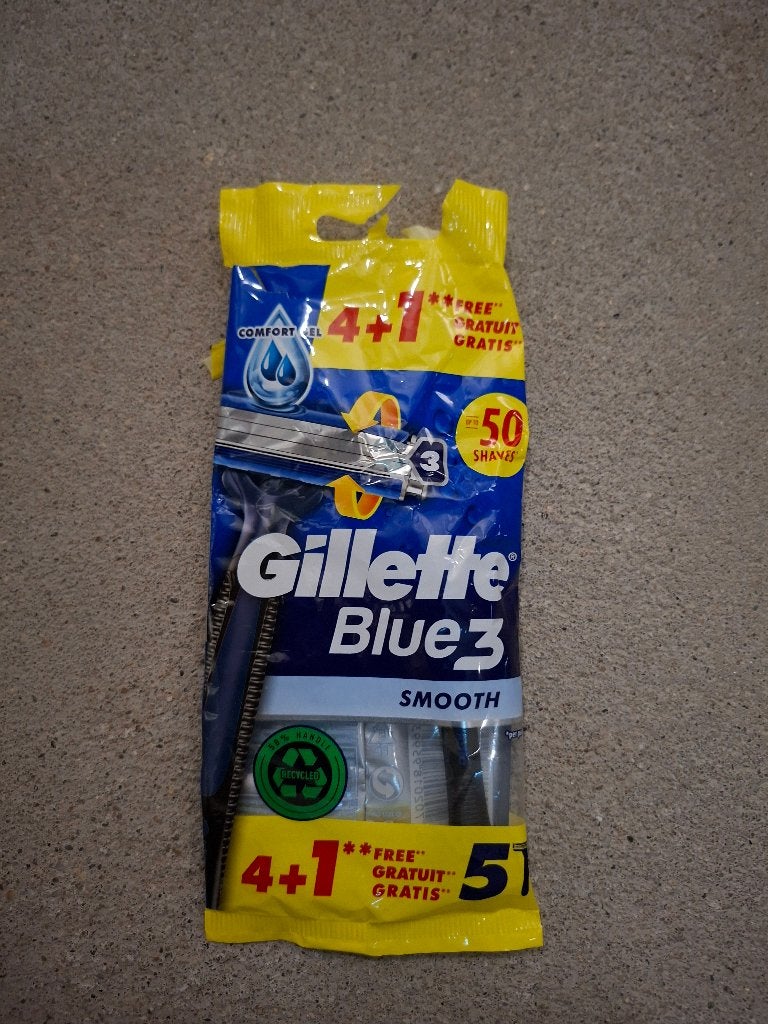 Gillette Blue 3 Smooth wegwerpscheermesje., Ophalen of Verzenden, Nieuw, Scheren en Epileren