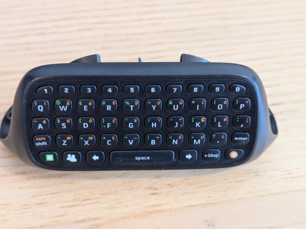 Microsoft Xbox 360 Chatpad QWERTY Toetsenbord, Ophalen of Verzenden, Gebruikt, Overige typen, Xbox 360