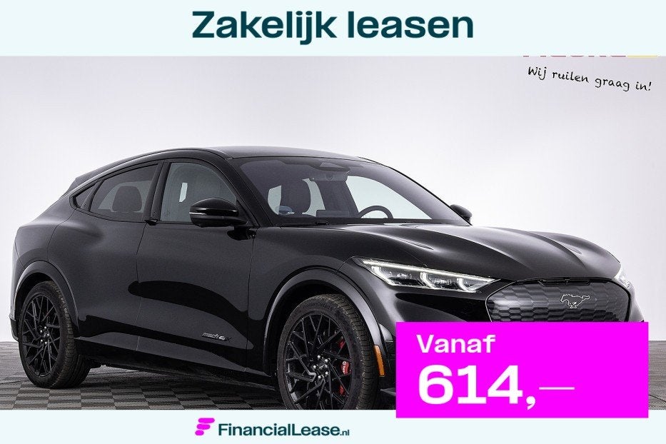 Ford Mustang Mach-E GT AWD 487PK | B&O | PANORAMADAK | EL. S, Automaat, 12 maanden, Gebruikt, Zwart