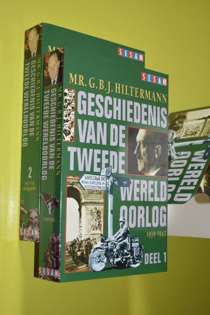 Geschiedenis van de 2e WO deel 1 en 2 in Box- z.g.a.n., Boeken, Tweede Wereldoorlog, Ophalen of Verzenden, Zo goed als nieuw, G.B.J. Hilterman