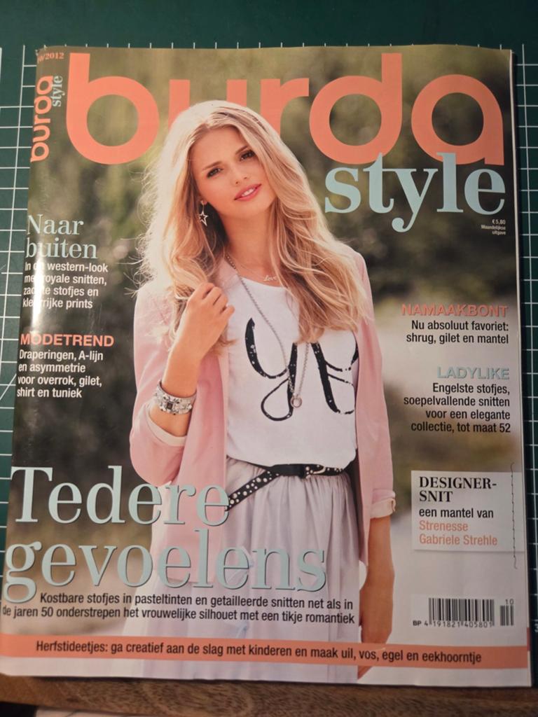 Burda Style 10/2012 - Compleet en Ongebruikt, Overige typen, Vrouw, Nieuw, Burda