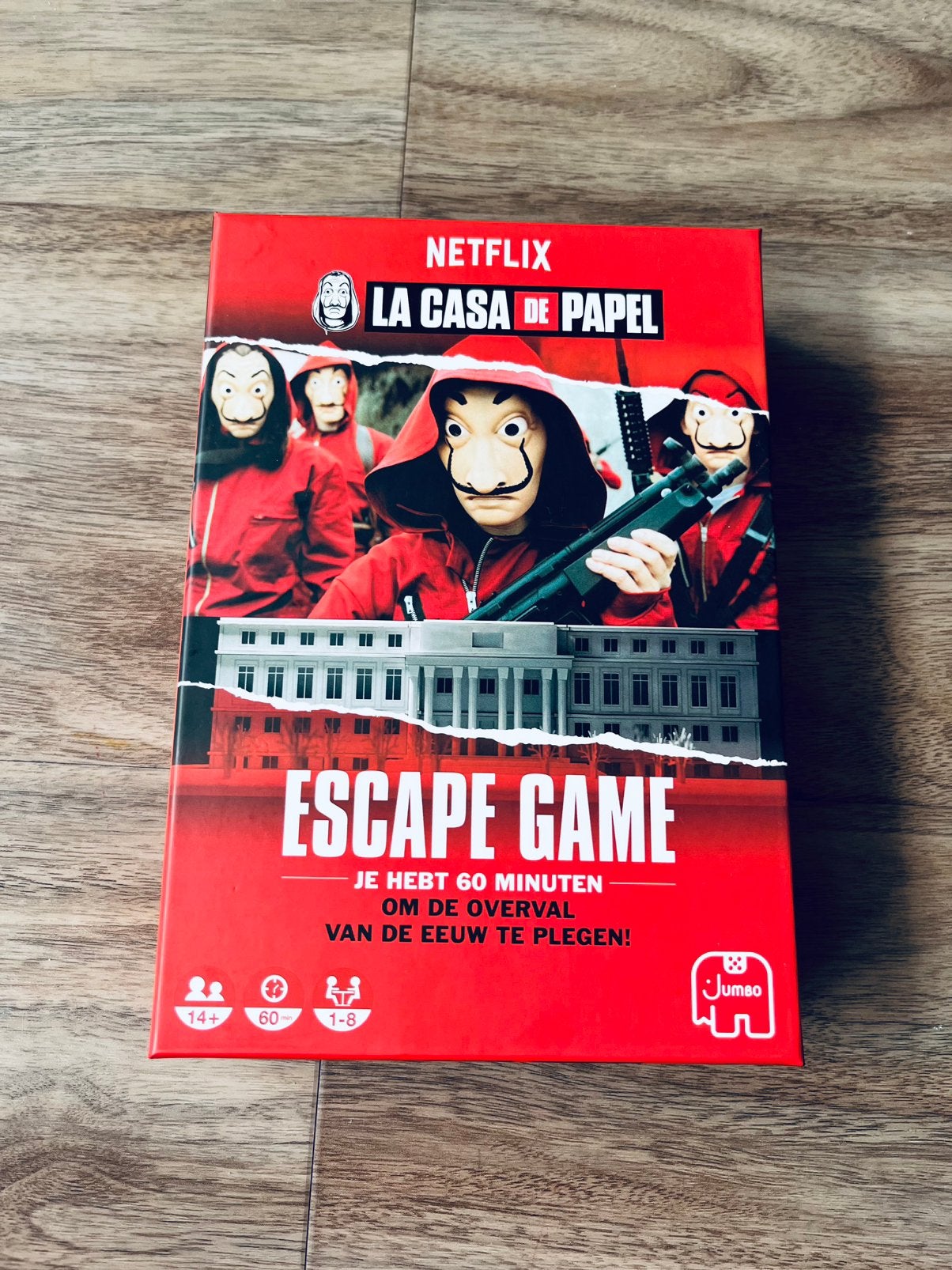Jumbo La Casa de Papel Escape Game - Escape Room Bordspel, Ophalen of Verzenden, Zo goed als nieuw
