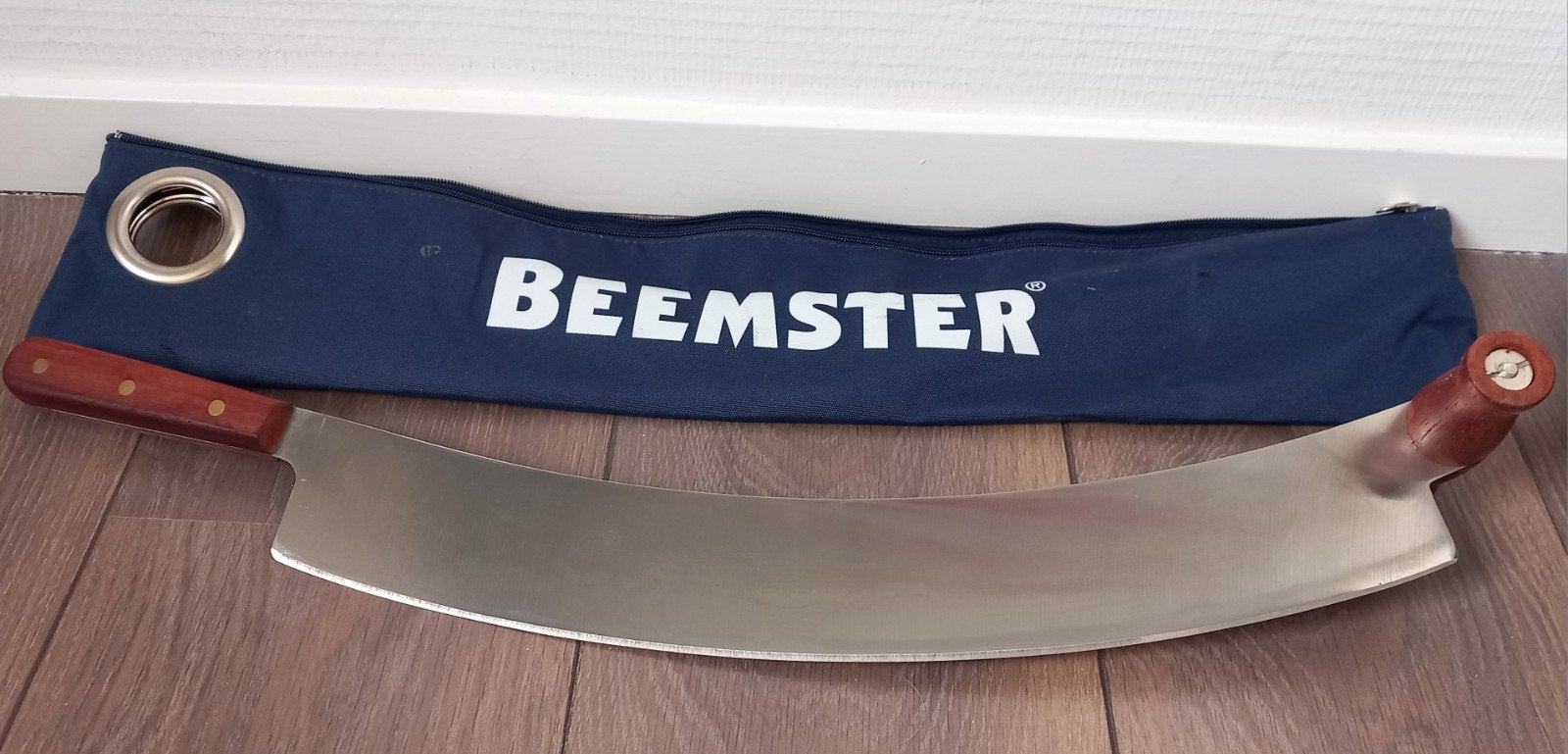 Beemster kaas Hollands kaasmes 60cm RVS nieuw met opbergtas, Ophalen of Verzenden, Nieuw, Rvs of Chroom