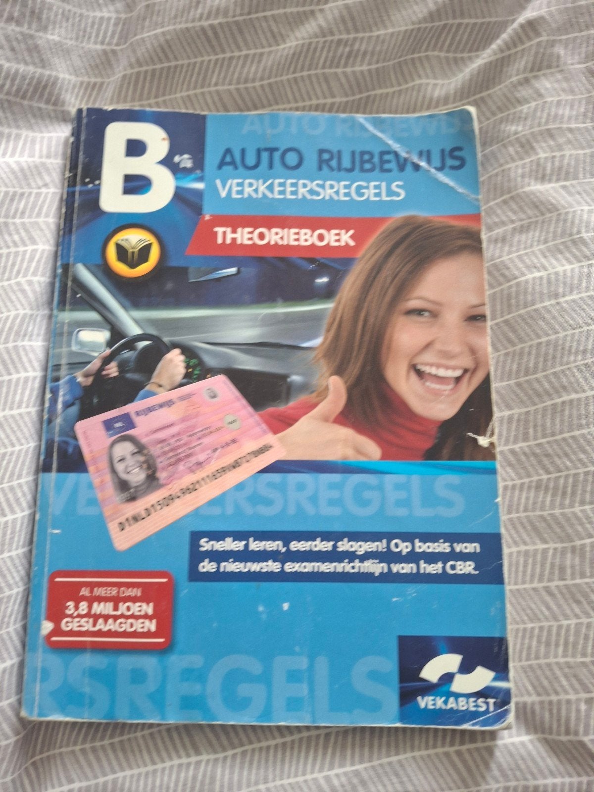 Vekabest Auto Rijbewijs Verkeersregels Theorieboek, Ophalen of Verzenden, Zo goed als nieuw, Overige niveaus, Vekabest