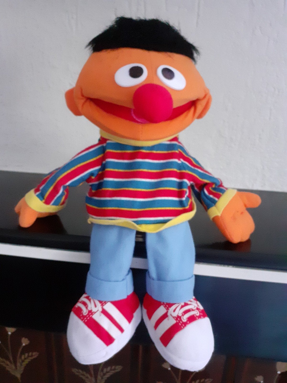 Ernie van Sesamstraat handpop, Ophalen of Verzenden, Zo goed als nieuw, Pop