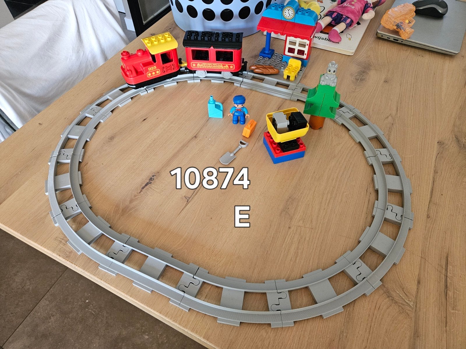 10874 E Duplo Elektrische Trein set, Ophalen of Verzenden, Zo goed als nieuw, Duplo