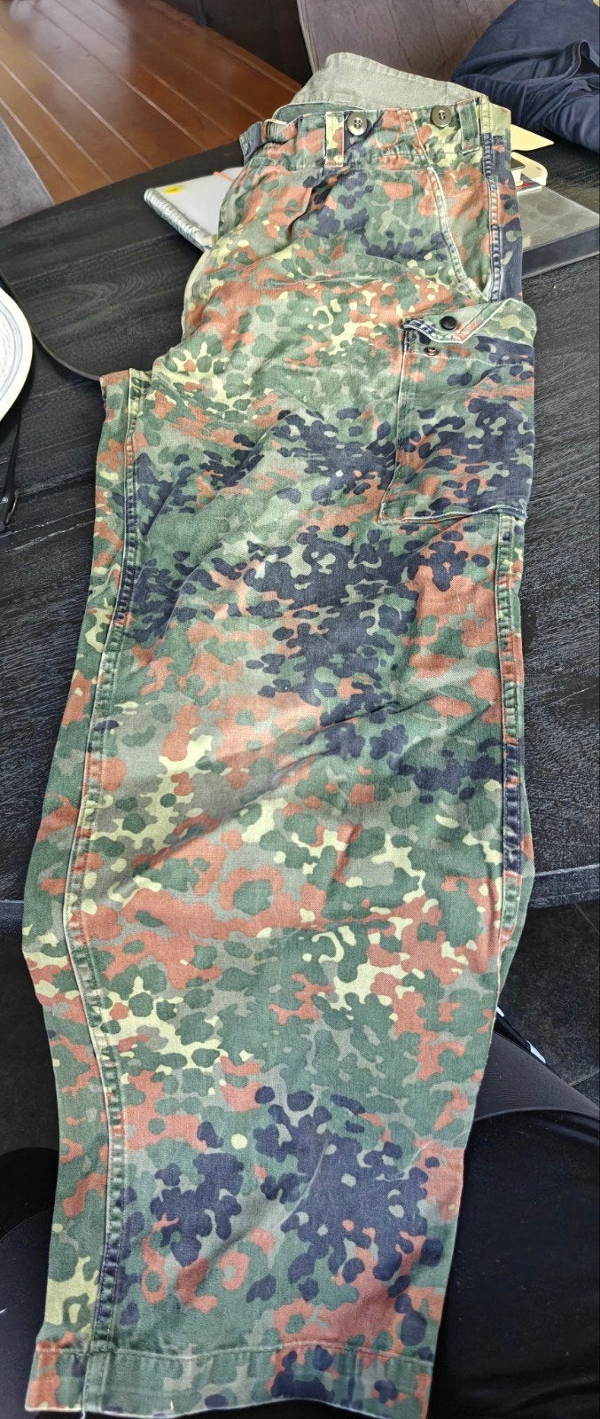 Broek Duitse camo broek XXL, Ophalen of Verzenden
