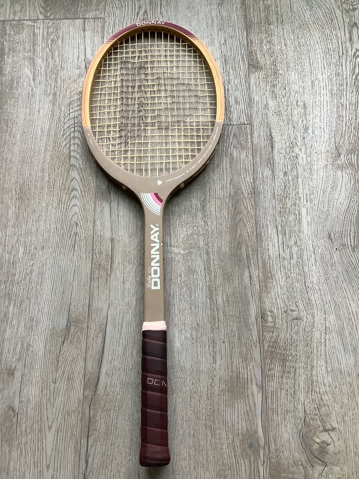 Donnay Lady Ace houten tennisracket, Sport en Fitness, Tennis, Gebruikt, Ophalen of Verzenden, Racket, L2