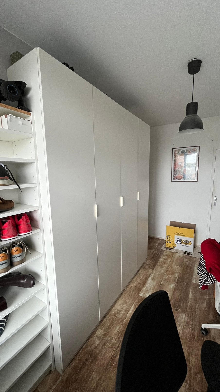 Ikea pax kast wit 3-delig 200x35x235 (BxDxH), Ophalen, Zo goed als nieuw, 50 tot 75 cm, 200 cm of meer