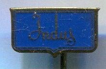 INDUS blauw op koper horloges speldje ( W_117 ), Verzenden, Nieuw, Speldje of Pin