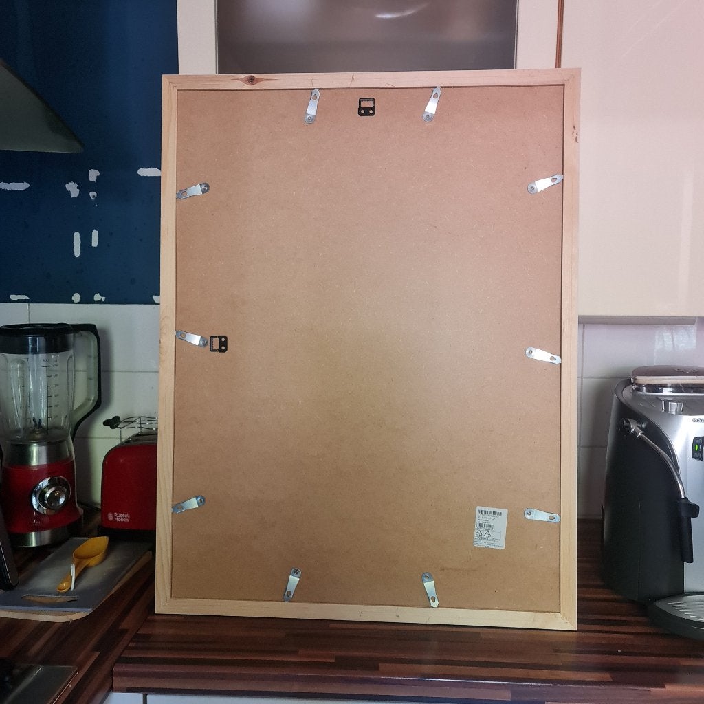 Fotolijst, Ophalen, Met ophangsysteem, 80 cm, Zo goed als nieuw