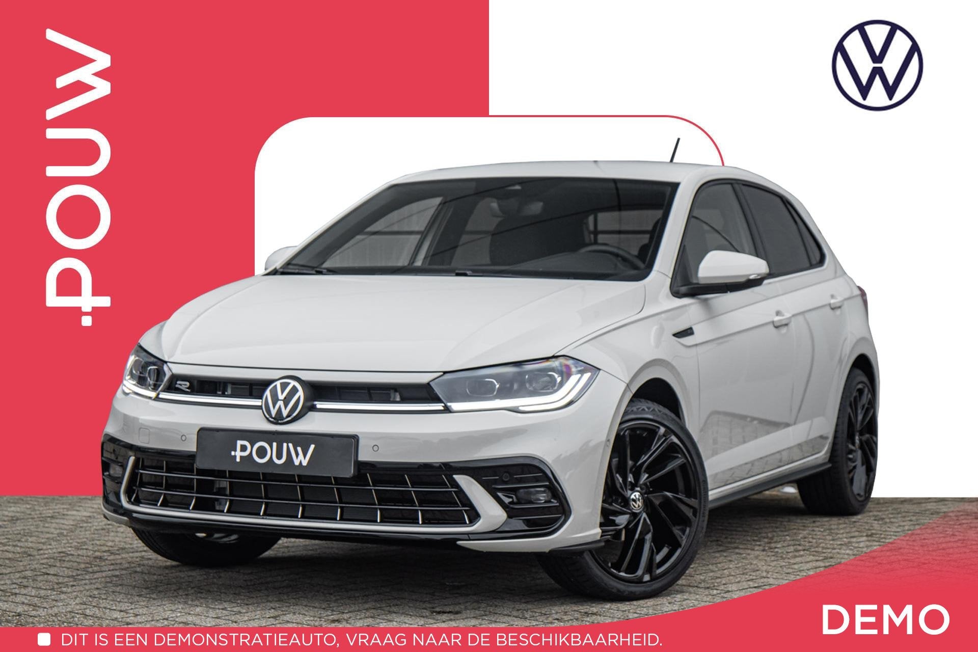 Volkswagen Polo 1.0 TSI 95pk R-Line Edition DSG | Achteruitr, Auto's, Volkswagen, 12 maanden, Stof, 95 pk, Origineel Nederlands
