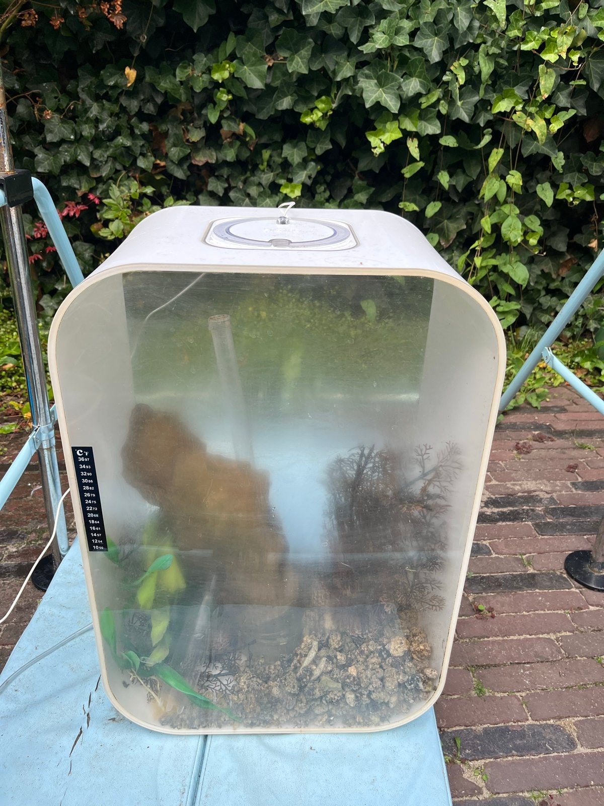 biOrb LIFE 60 MCR aquarium – 60 liter – wit – compleet, Dieren en Toebehoren, Ophalen, Gebruikt, Inclusief deksel, Overige merken