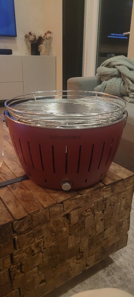 LotusGrill Classic rood – nieuw – rookvrij, Tuin en Terras, Ophalen of Verzenden, Nieuw, LotusGrill