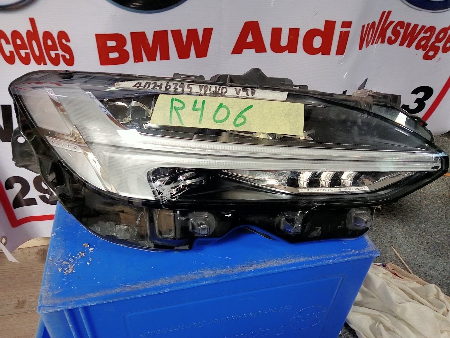 Koplamp Volvo V90 S90 Full Led Active High Beam 32228677 Rec, Gebruikt, -, -, Ophalen of Verzenden