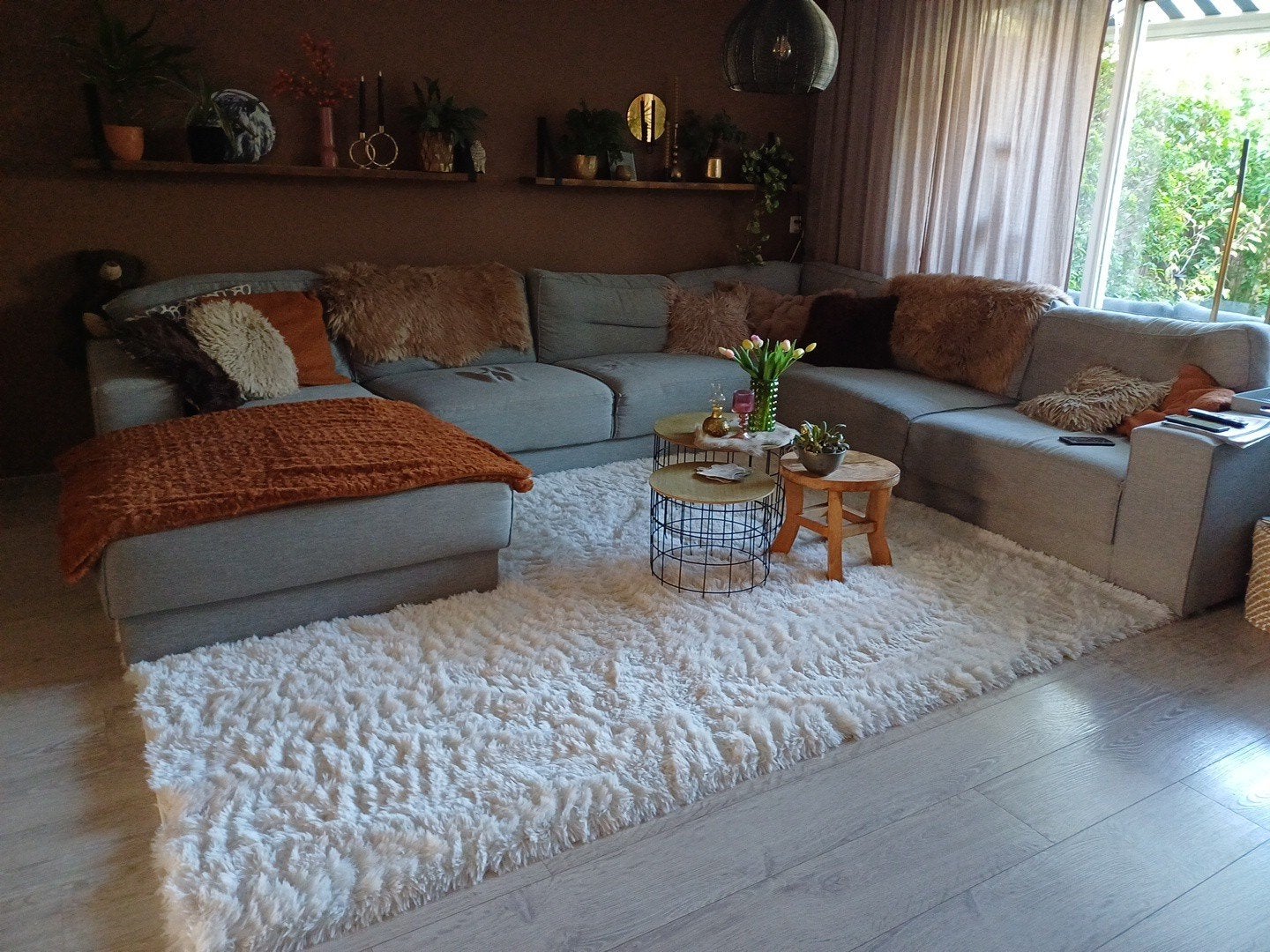 hoekbank grijs, Huis en Inrichting, Banken | Bankstellen, Ophalen, Modern, Comfortabel, Hoekbank, 300 cm of meer