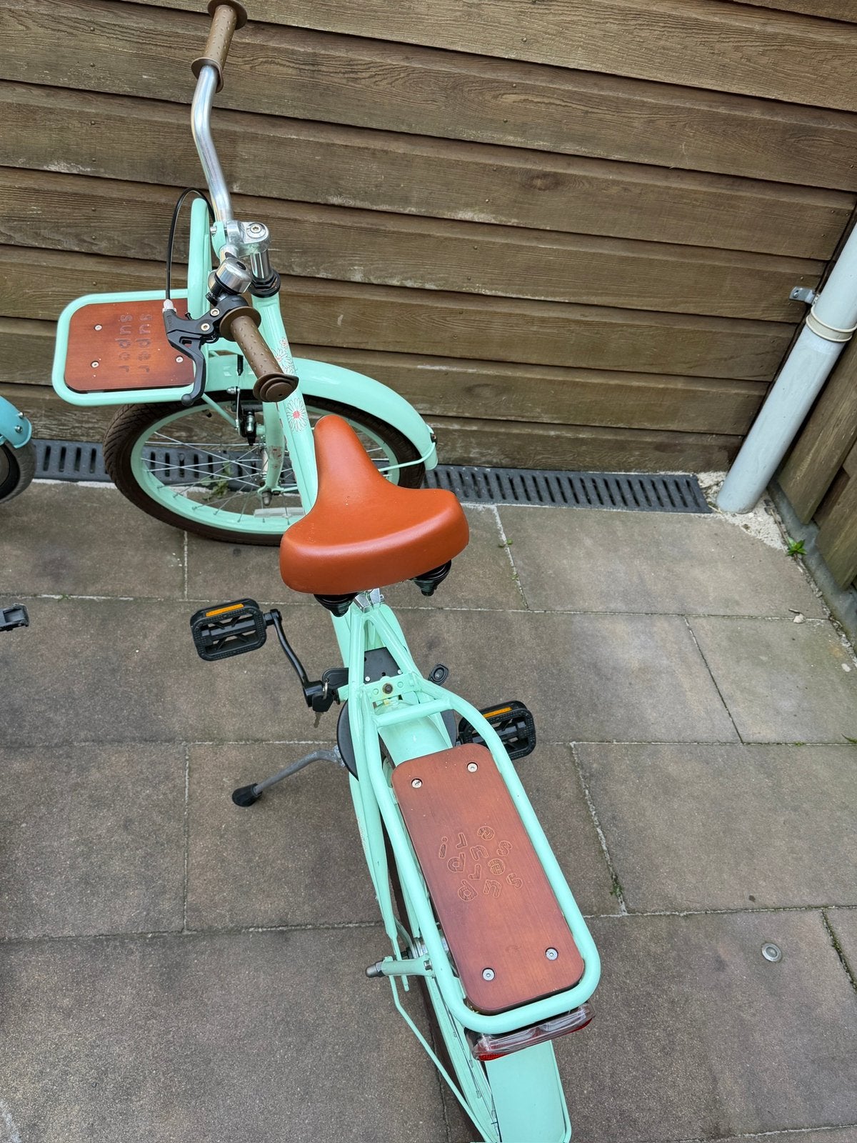 Super Cooper Bamboo 20 inch kinderfiets – mintgroen, Ophalen, Gebruikt, 20 inch of meer