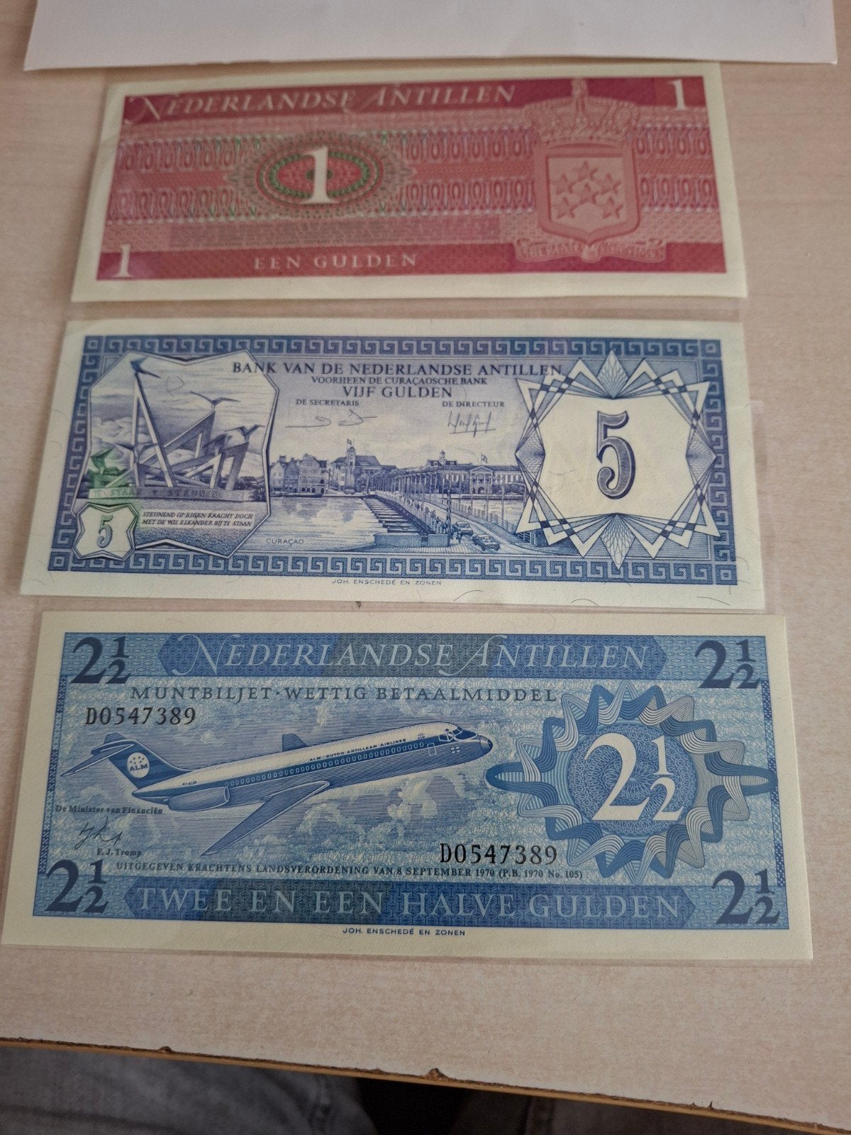 3 biljetten uit Nederlandse Antillen, Ophalen of Verzenden, Zuidoost-Azië, Los biljet