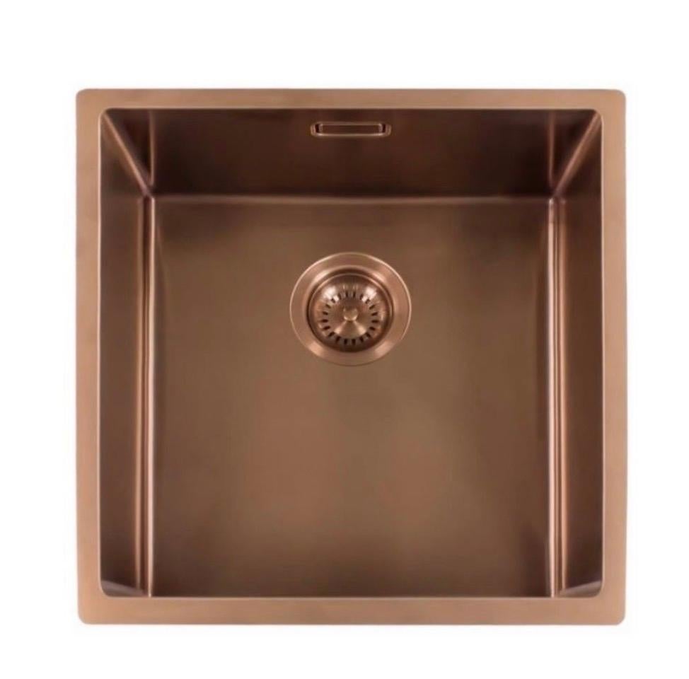 Lanesto spoelbak koper 40x50 cm - Nieuw in doos, Overige typen, Goud, Nieuw, Ophalen of Verzenden