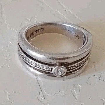 Zilveren Ti Sento Milano  Ring 925  zilver, Nieuw, Kleiner dan 17, Dame, Zilver