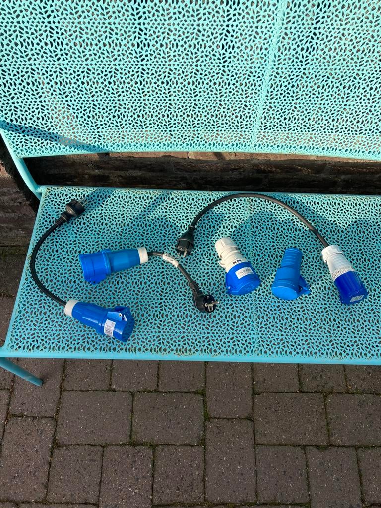 Camping diverse verloopstekkers, Caravans en Kamperen, Ophalen of Verzenden, Zo goed als nieuw