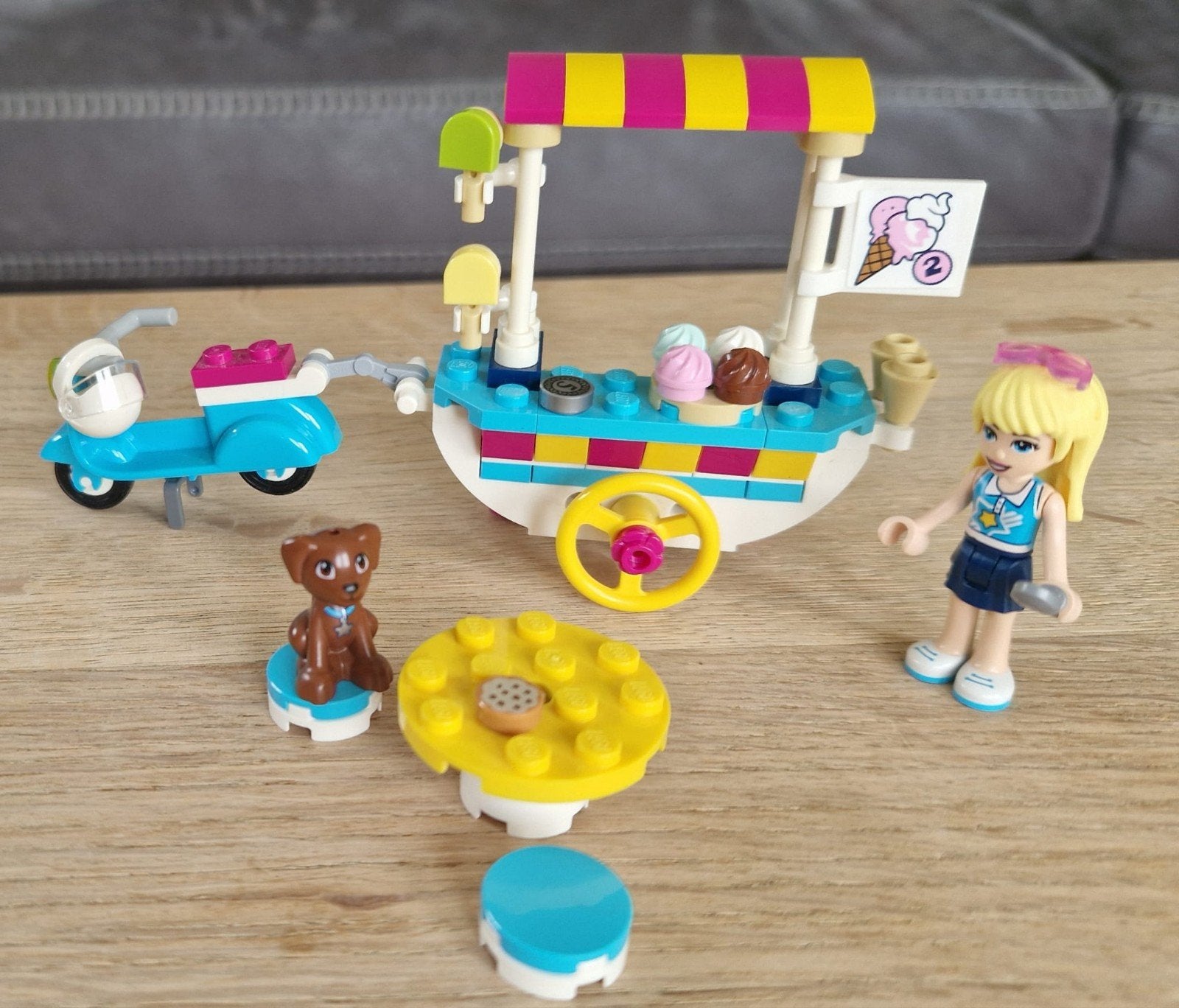 LEGO Friends 41389 Stephanie's IJskar met Scooter, Ophalen, Gebruikt, Inclusief instructies, Lego