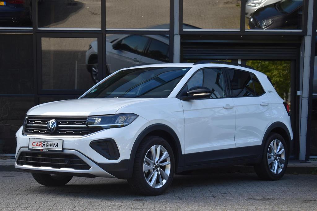 Volkswagen T-Cross 1.0 TSI GOAL Edition DSG Lane Navi Stoelv, Automatische klimaatregeling, Gebruikt, Met garantie (alle), 116 pk