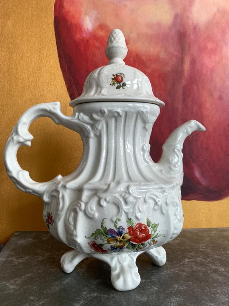 Rococo Theepot, Ophalen of Verzenden