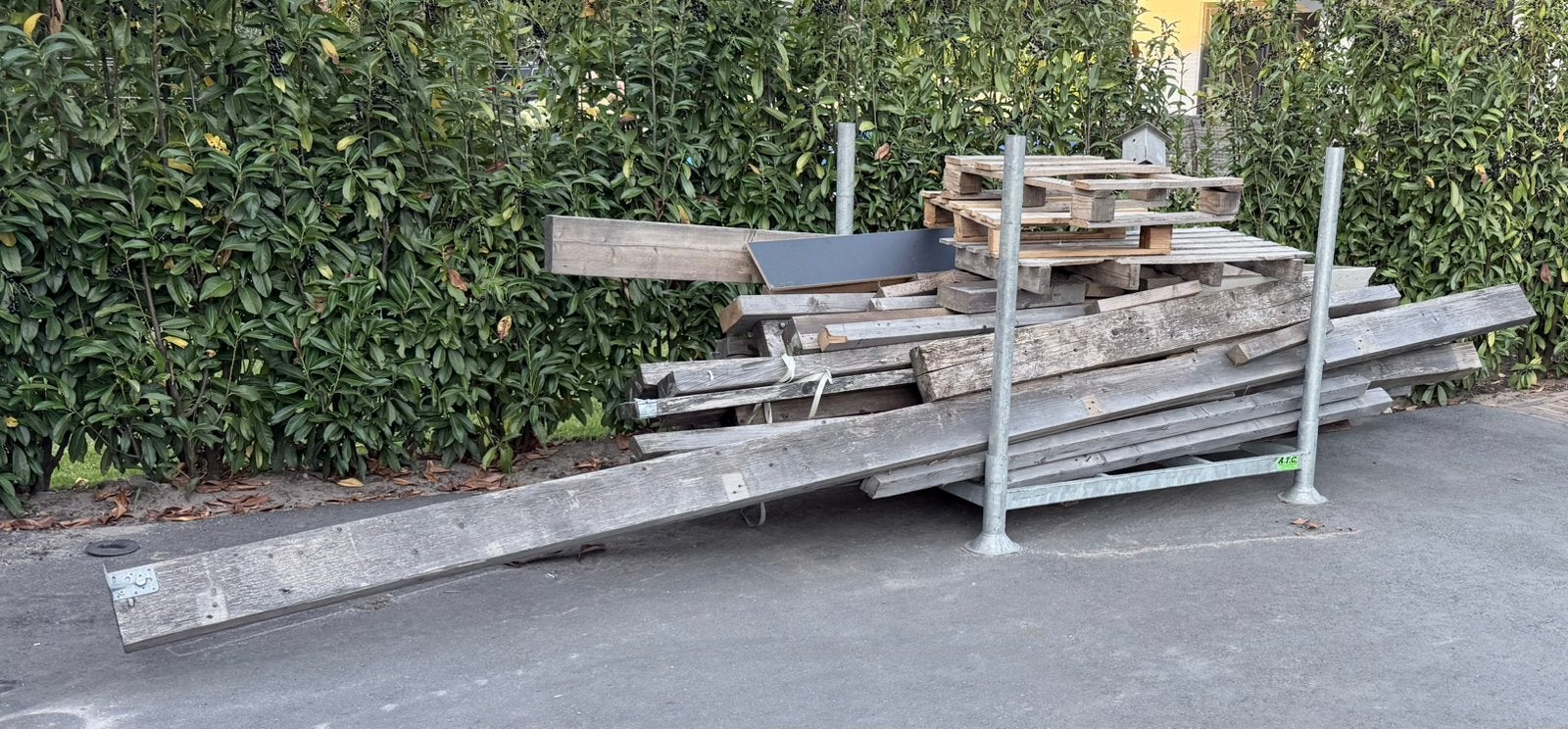 Gratis hout! (Zonder bok), Minder dan 3 m³, Ophalen