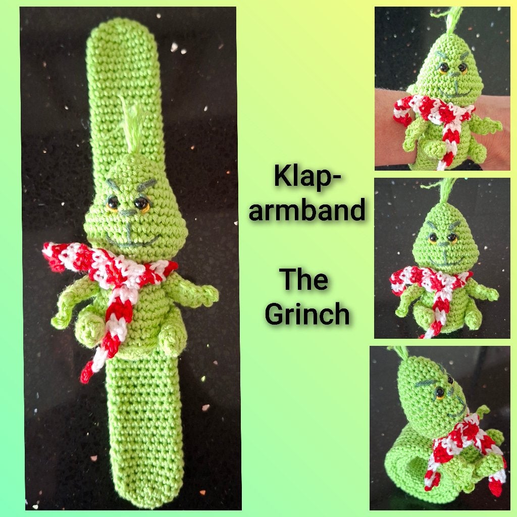 nieuw- Clutch bracelet/ Klaparmband the Grinch., Ophalen of Verzenden, Nieuw, Film