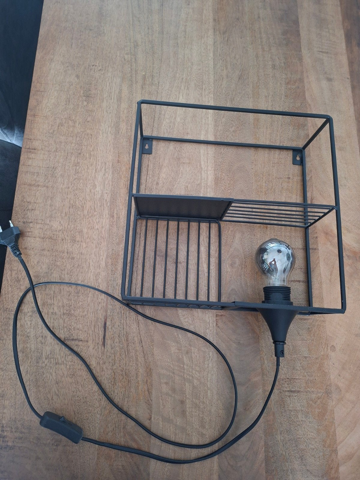 wandrekje met lamp 30cm x 30cm, Ophalen, Zo goed als nieuw