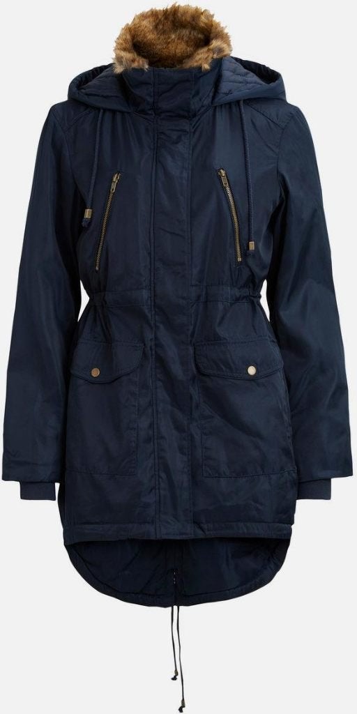 The Sting donkerblauwe winterparka parka winterjas jas S, The Sting, Blauw, Nieuw, Ophalen of Verzenden