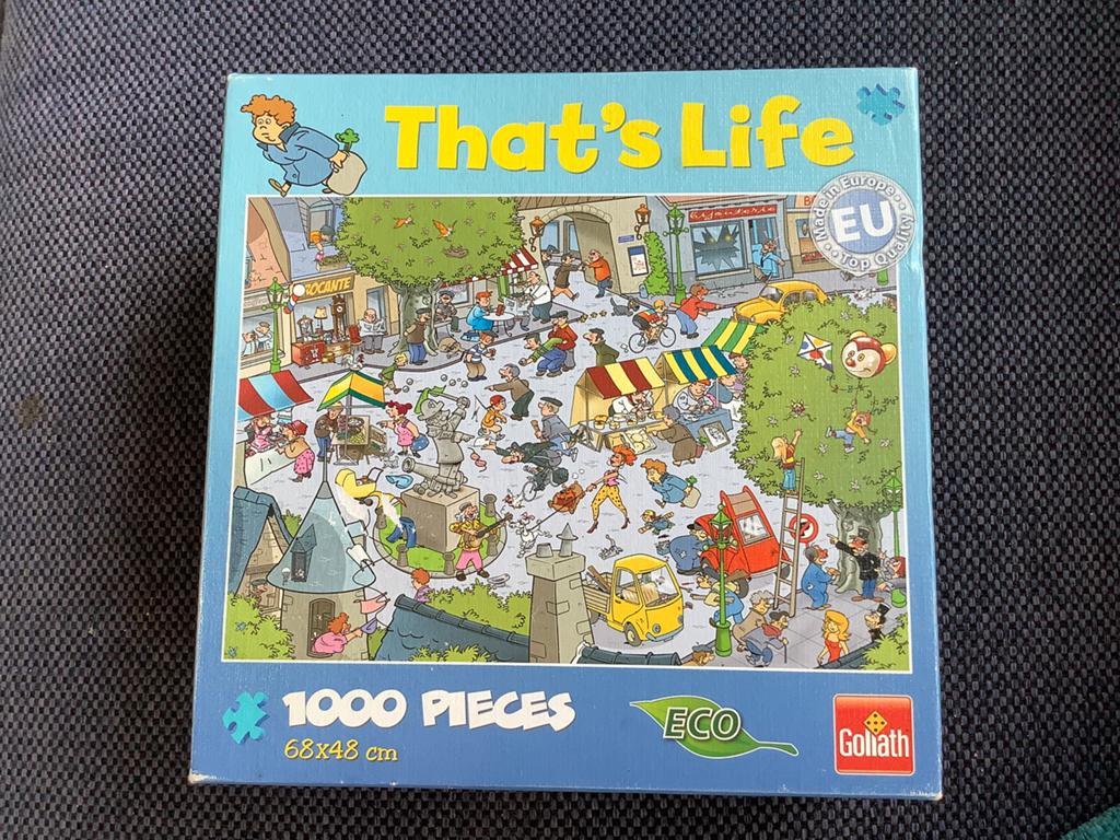 That’s life village 71304 Goliath 1000 stukjes puzzel, Hobby en Vrije tijd, Ophalen of Verzenden, 500 t/m 1500 stukjes, Zo goed als nieuw
