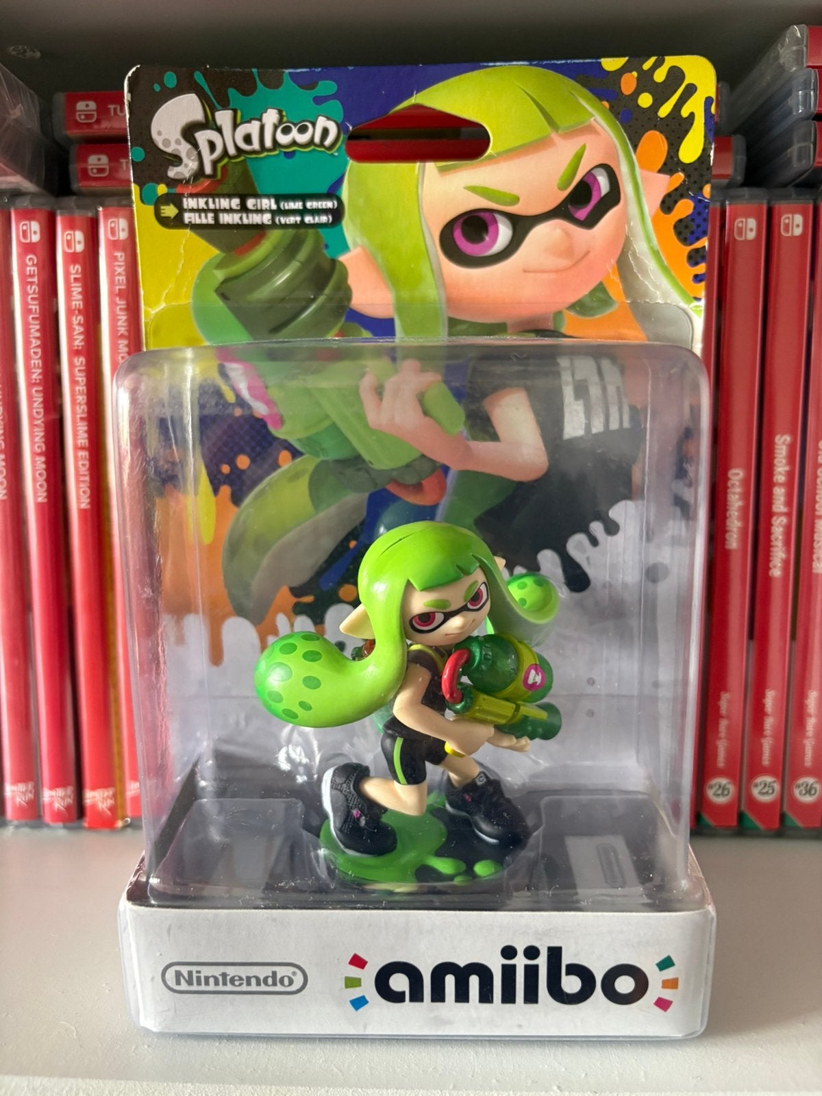 Zeldzame Amiibo Inkling Girl Groen (Splatoon), Ophalen of Verzenden, Nieuw