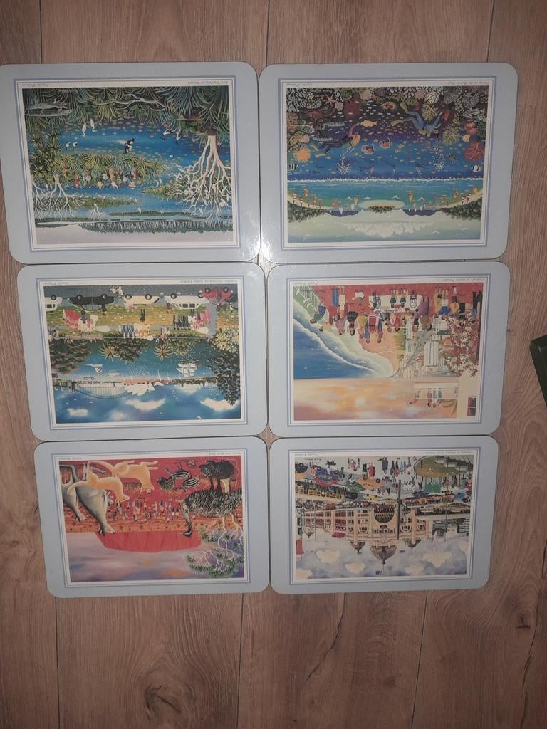 Placemat 6 stuks, Huis en Inrichting, Ophalen of Verzenden, Zo goed als nieuw