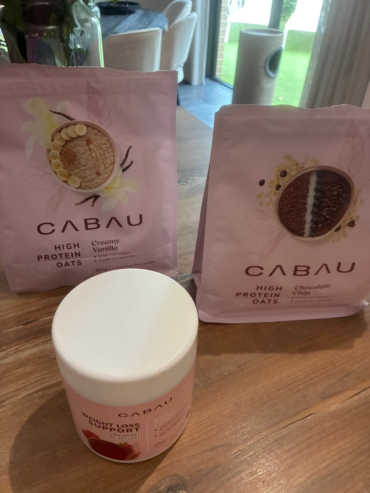 Cabau pakket, Sport en Fitness, Ophalen, Zo goed als nieuw, Poeder of Drank