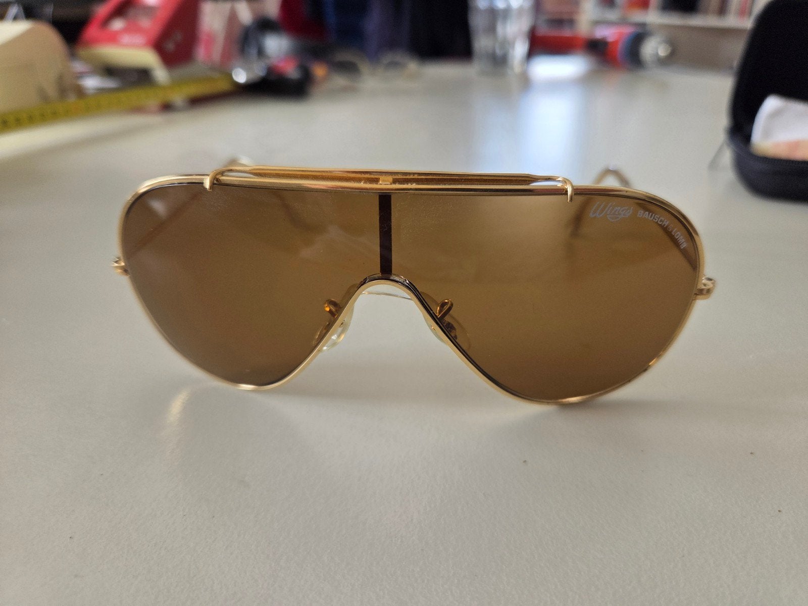 Bausch & Lomb Ray-Ban Wings, Ophalen of Verzenden, Zo goed als nieuw, Zonnebril, Ray-Ban