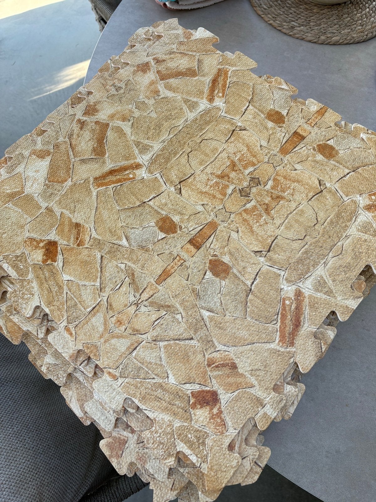 Foam tegels 50x50 cm - 48 stuks - Modulair vloerkleed, Tuin en Terras, Tegels en Klinkers, Nieuw, Overige typen, Kunststof, 10 m² of meer