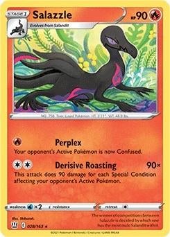Battle Styles,  Salazzle [rare] 28/163, Verzenden, Nieuw, Losse kaart