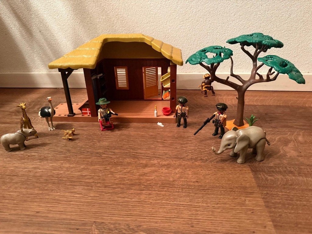 Playmobil 5907 Rangers hut opvangcentrum, Wild life, Gebouw, Complete set, Ophalen of Verzenden