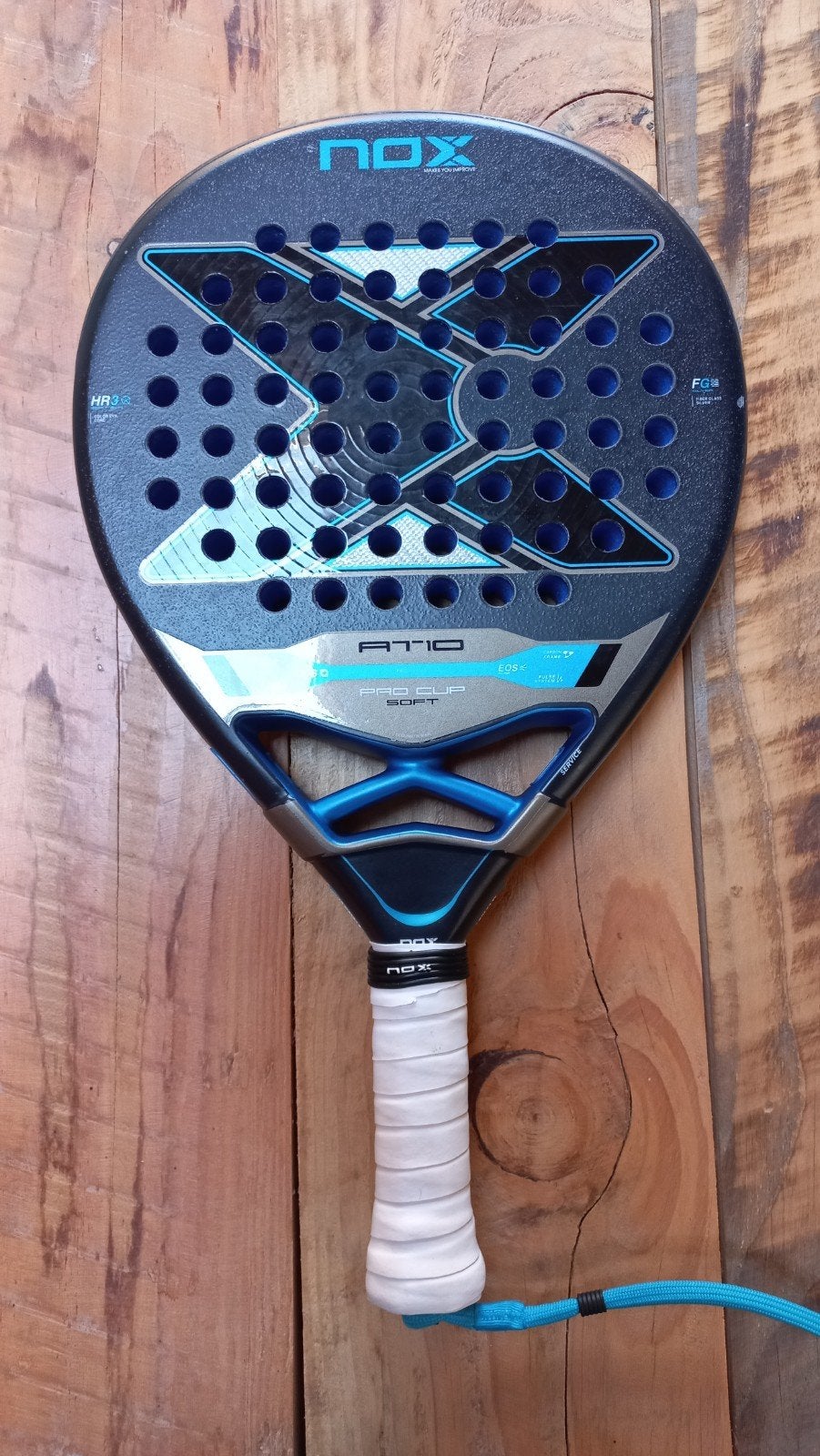 Super net nox AT10 padel racket, Ophalen of Verzenden, Zo goed als nieuw, Padelracket