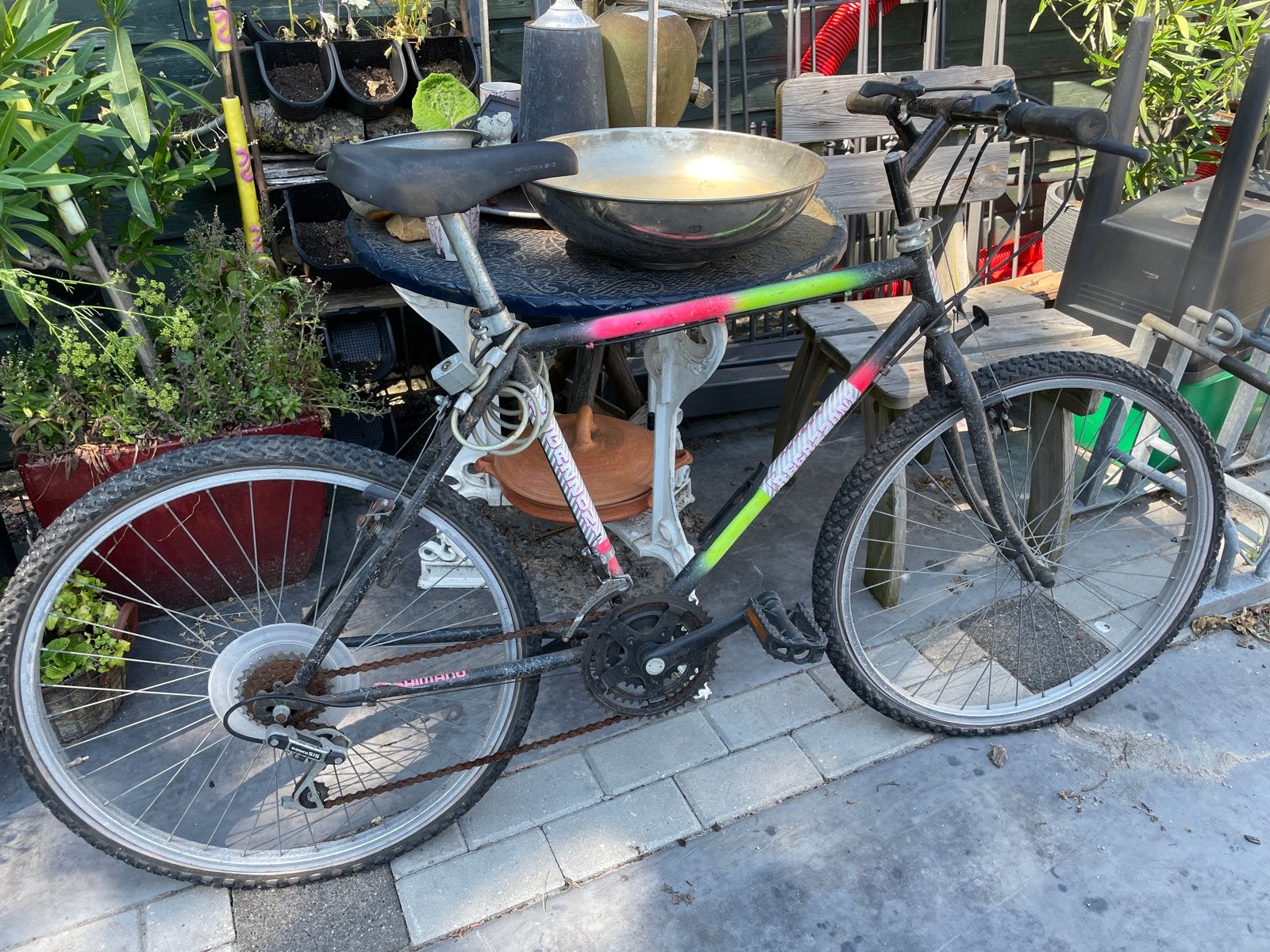 Vintage Mountainbike - Shimano SIS - Opknapper, Fietsen en Brommers, Gebruikt, Geen vering, 53 tot 57 cm, Ophalen