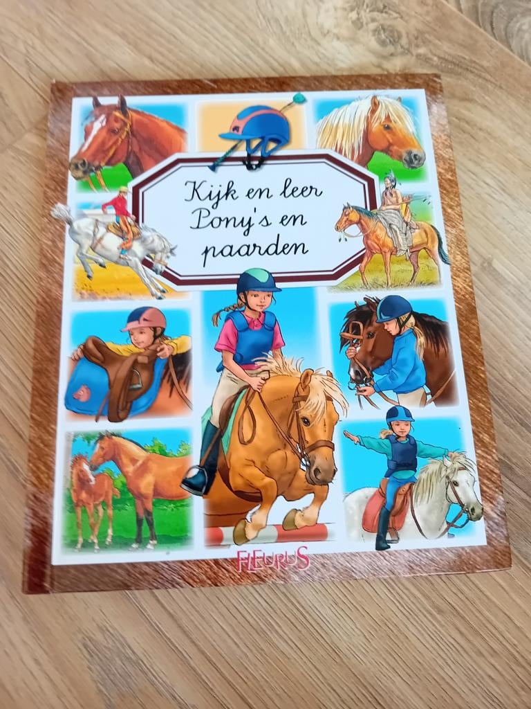 Kijk en leer Pony's en paarden - Educatief kinderboek, Ophalen of Verzenden, Nieuw, Onbekend, Non-fictie