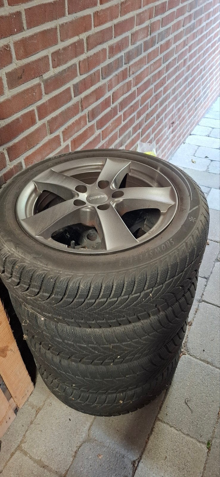 Winterbanden set voor Mazda MX5 met mooie dezent velgen, Auto-onderdelen, Ophalen, Gebruikt, 16 inch, Winterbanden