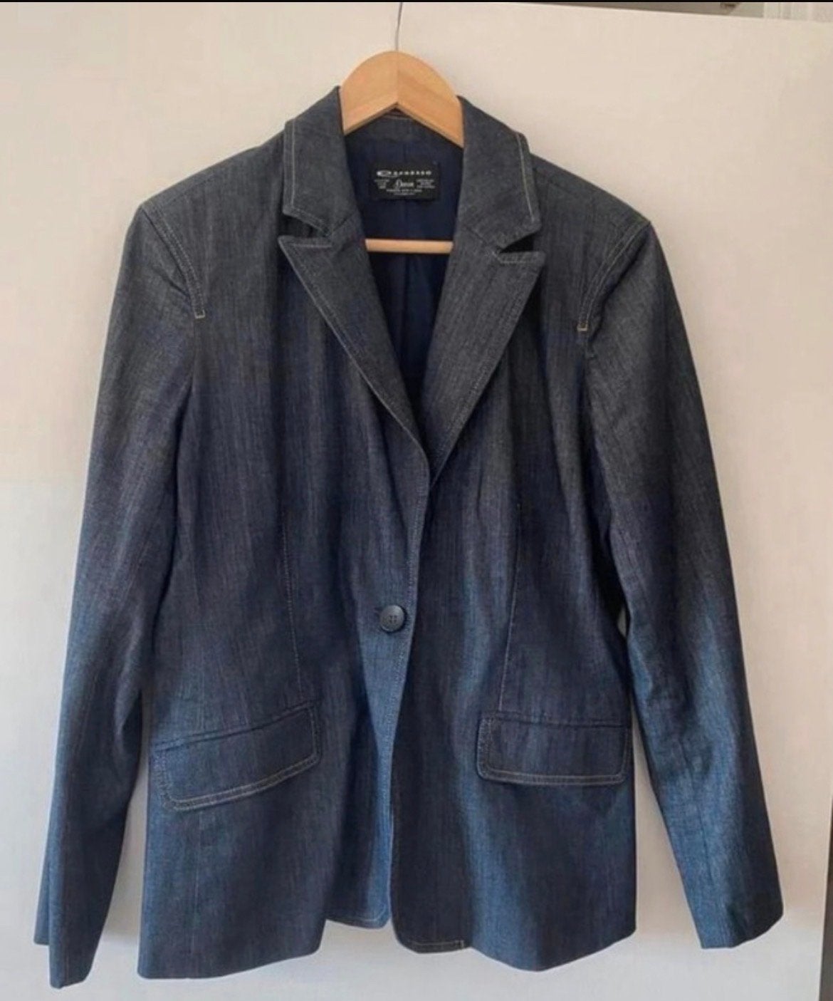 Stijlvol Spijkerjasje van Expresso Denim - Maat M, Ophalen of Verzenden, Zo goed als nieuw, Maat 38/40 (M), Blauw