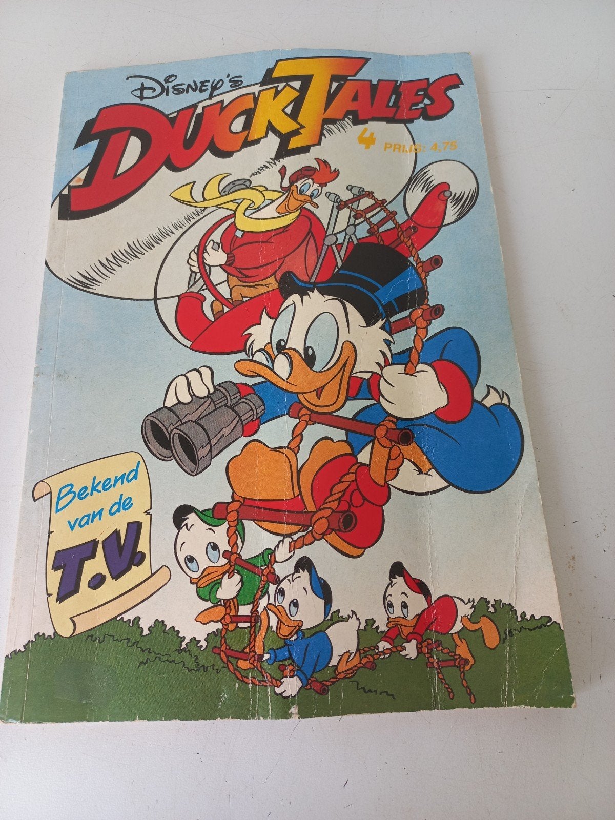 DISNEY'S DUCK TALES, 4e prijs, bekend van TV, 1990, Eén comic, Ophalen of Verzenden, Europa