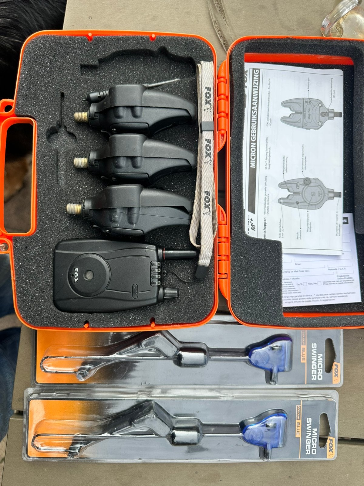 Fox mr+ 4+1 beetmelder set met 2x swingers, Ophalen of Verzenden, Gebruikt
