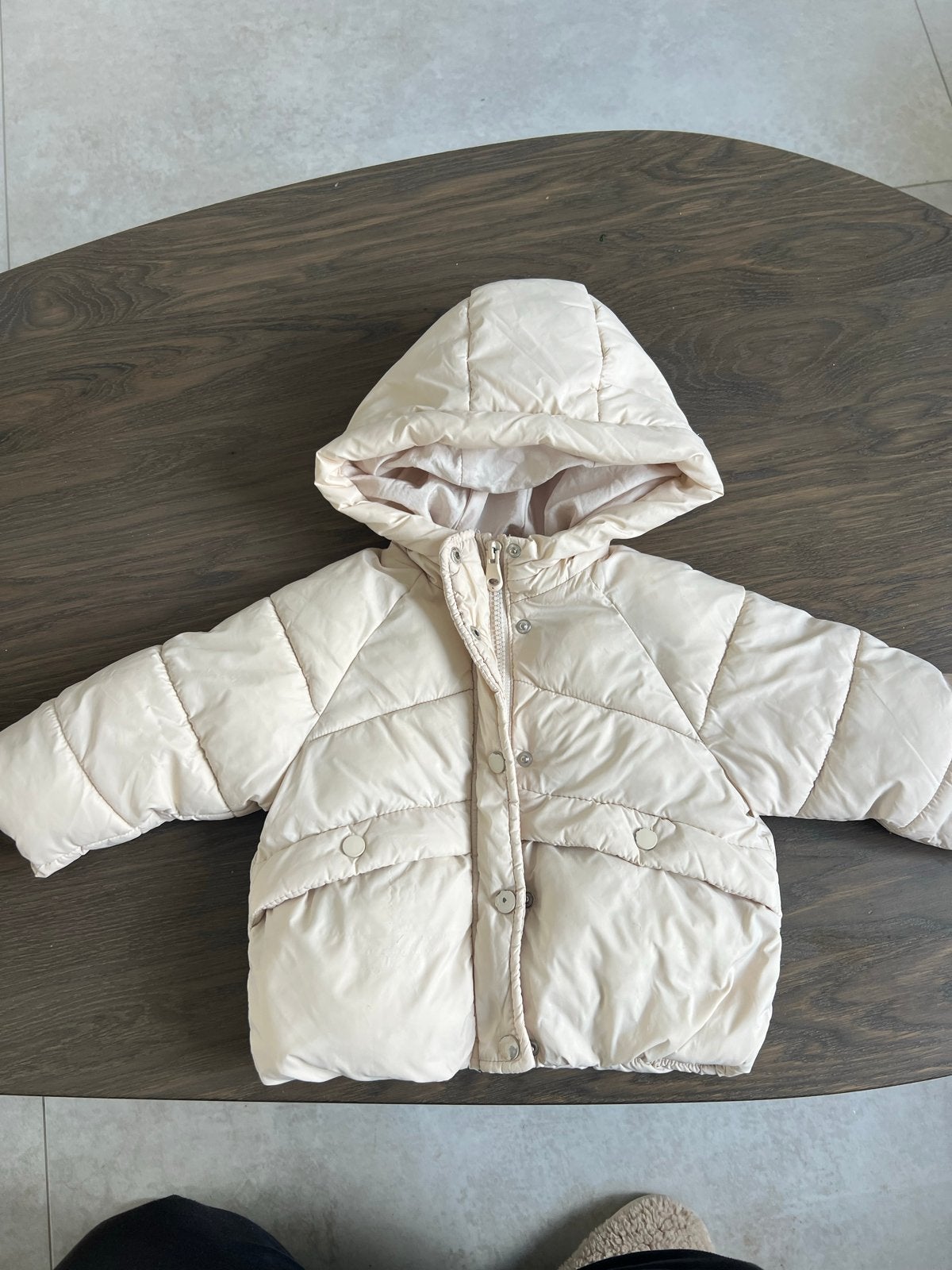 Zara baby winterjas - maat 80 (9-12 maanden), Ophalen of Verzenden, Zo goed als nieuw, Jongetje of Meisje