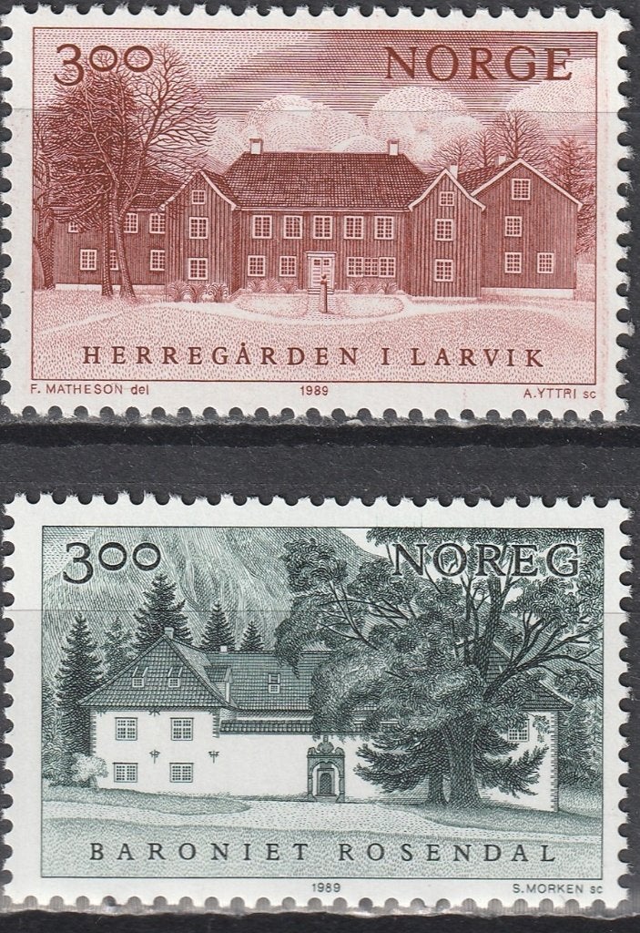 Noorwegen Michel nr. 1033-1034 Postfris, Postzegels en Munten, Postzegels | Europa | Scandinavië, Verzenden, Noorwegen, Postfris