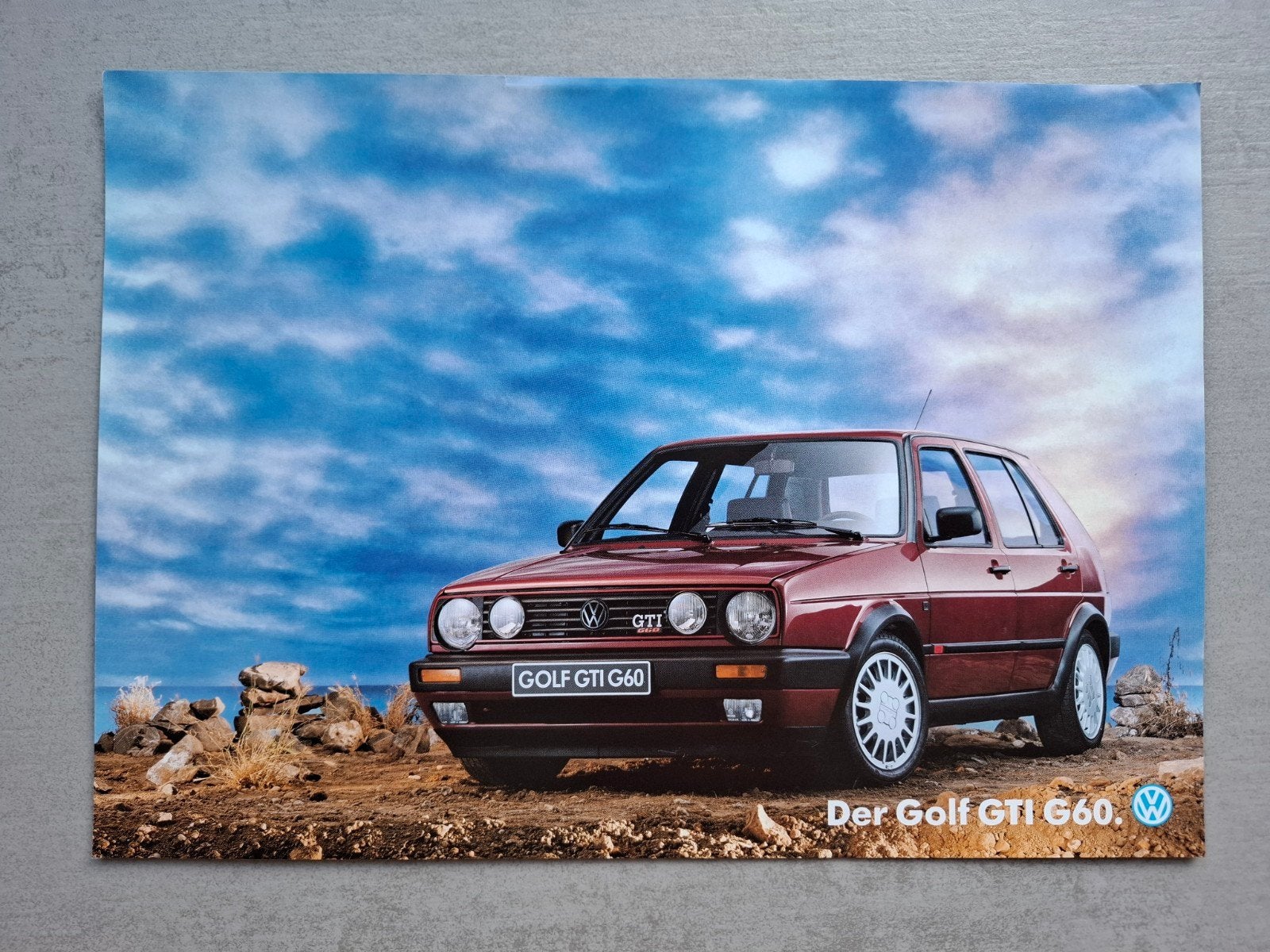 Volkswagen Golf GTI G60 sheet - 1989, Ophalen of Verzenden, Zo goed als nieuw, Volkswagen